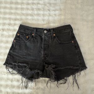 Levi’s distressed Jean shorts